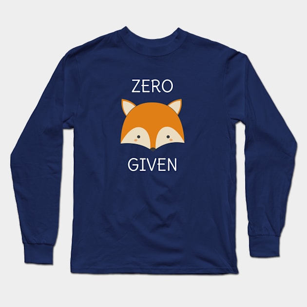 Funny Fox Pun T-Shirt Long Sleeve T-Shirt by happinessinatee